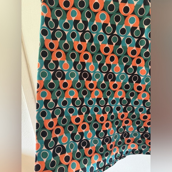 Womens Multicolored Retro Dress - Picture 2 of 2
